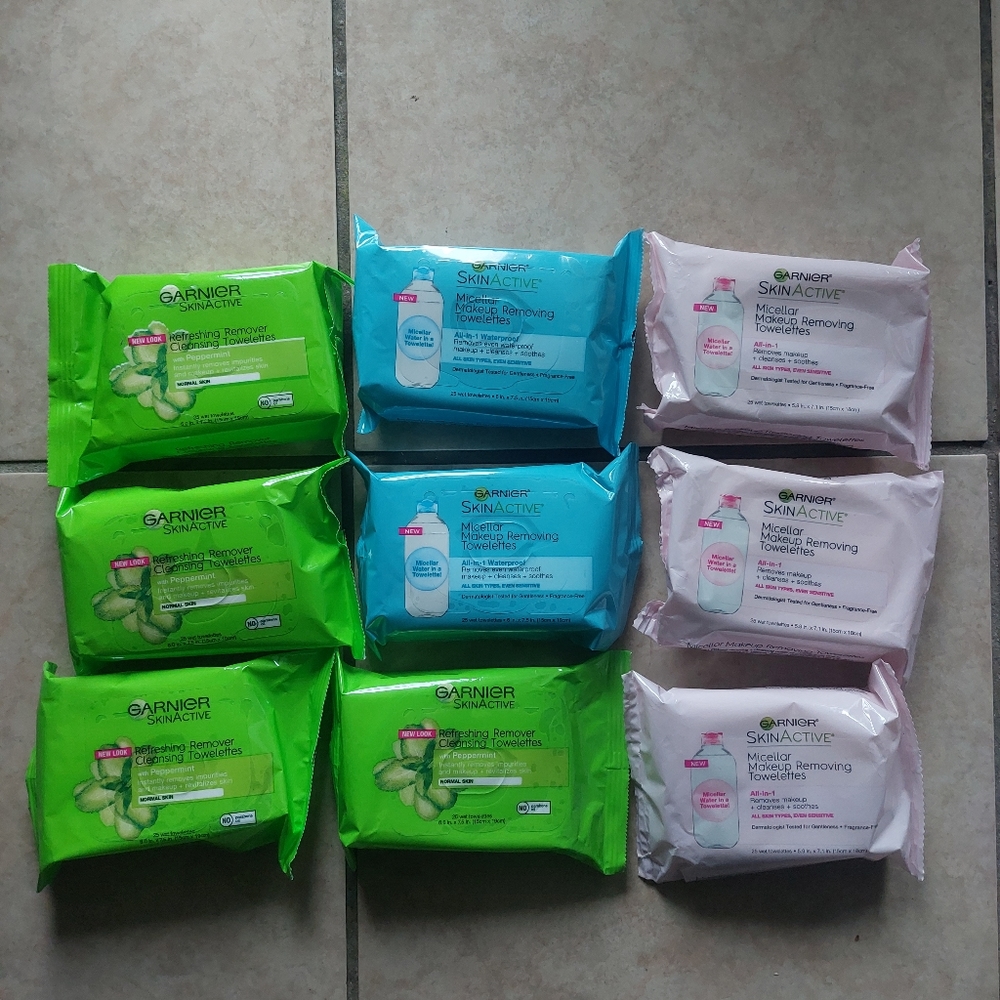 Garnier skin active make up remover wipes